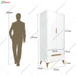 ست کمد و میز آرایش مدرن بارین