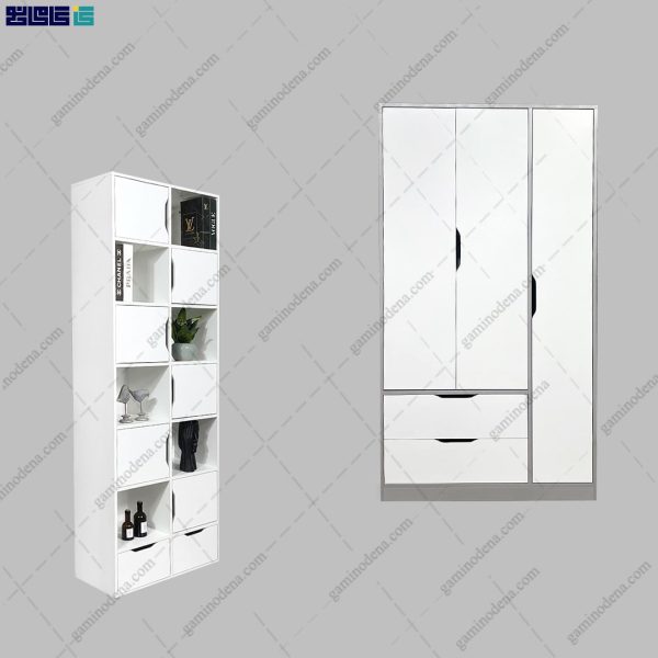 ست کمد و کتابخانه مدرن الین