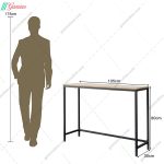 ست کنسول و آینه فلزی مهوا