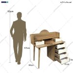 سرویس خواب ام دی اف کشودار لیام