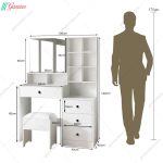 سرویس خواب دو نفره سفید وارنا گامی نو