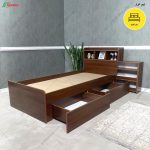 سرویس خواب یک نفره ام دی اف طلا - Image 4