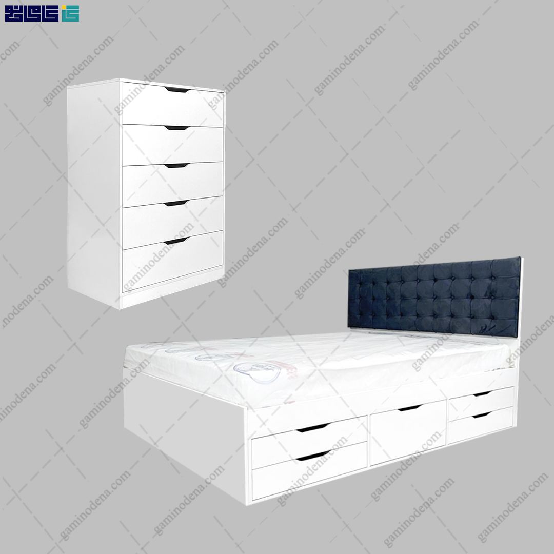 ست تخت خواب و دراور مدرن مهرو ست تخت خواب و دراور مدرن مهرو