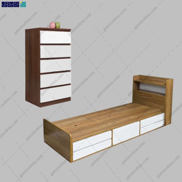 ست تخت خواب و دراور آپارتمانی دلارام