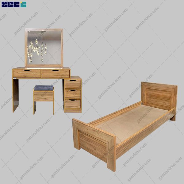 ست تخت خواب و میز آرایش مدرن ماکان