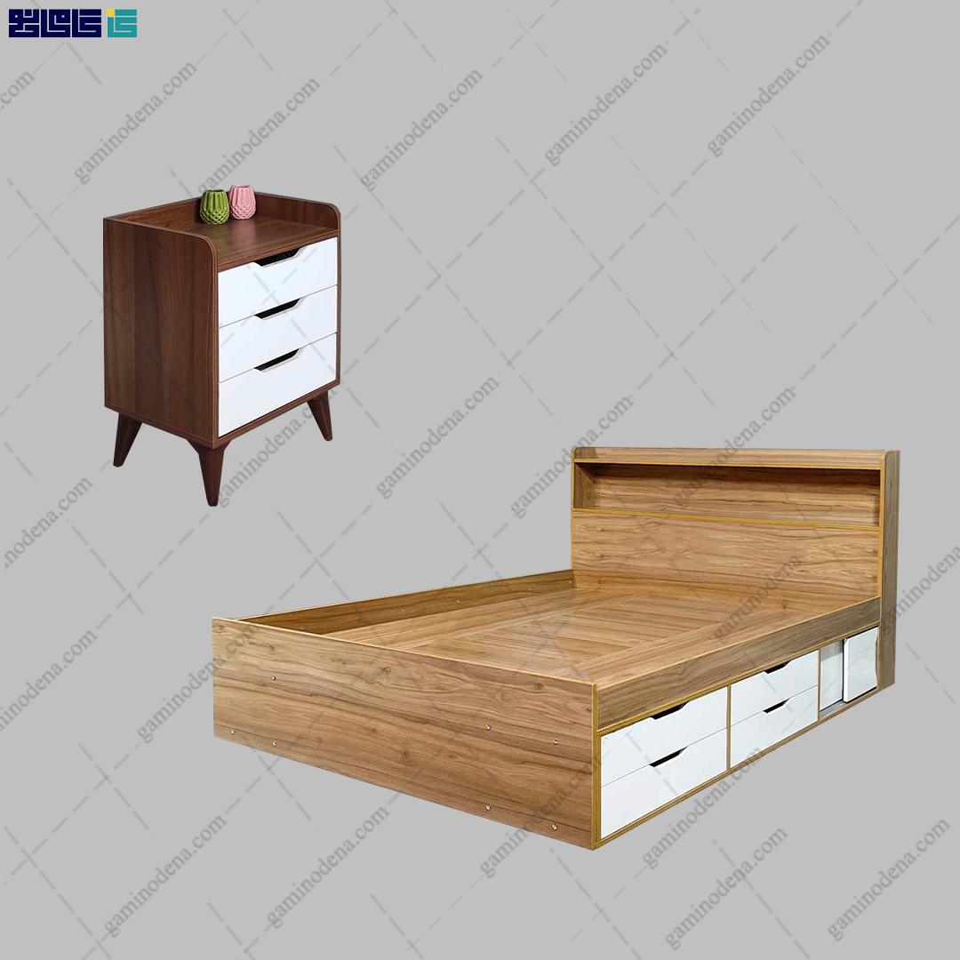 ست تخت خواب و پاتختی مدرن زوشا ست تخت خواب و پاتختی مدرن زوشا