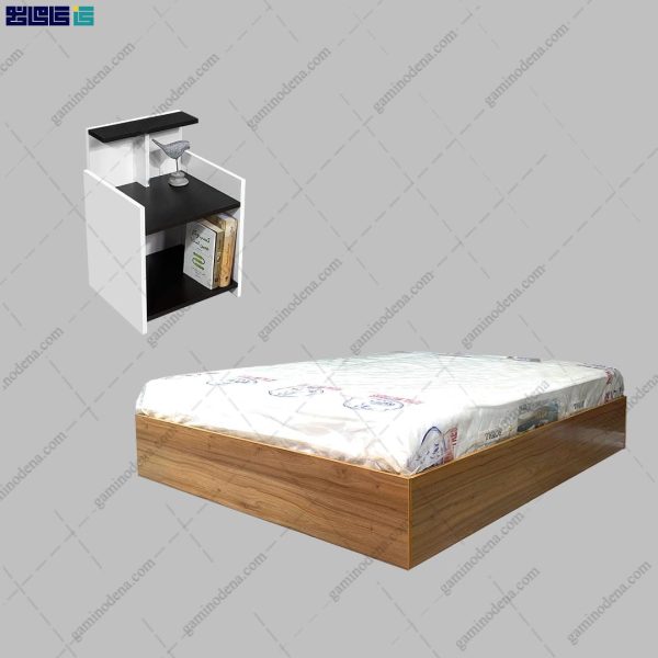 ست تخت خواب و پاتختی آپارتمانی رویا