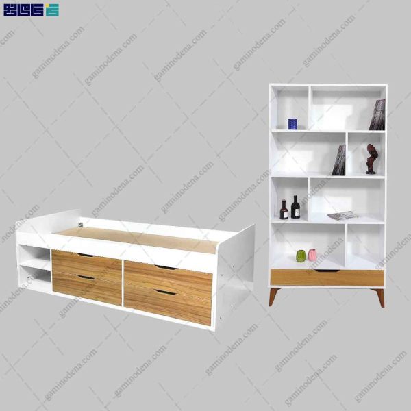 ست تخت خواب و کتابخانه مدرن ماهور