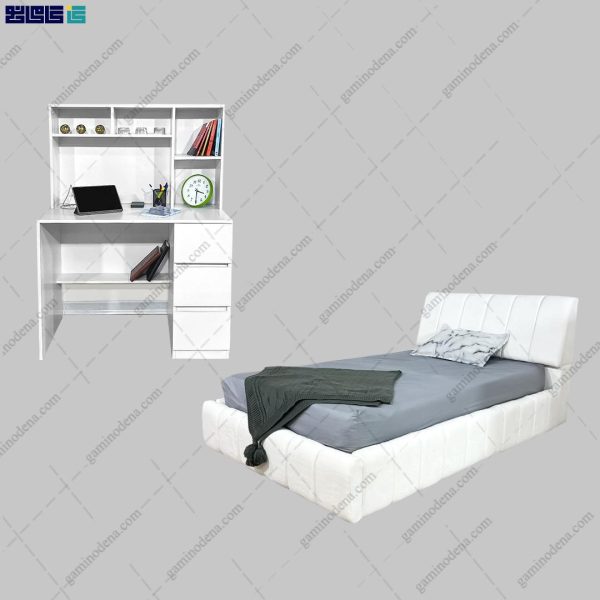 ست تخت خواب و میز تحریر مدرن سانا