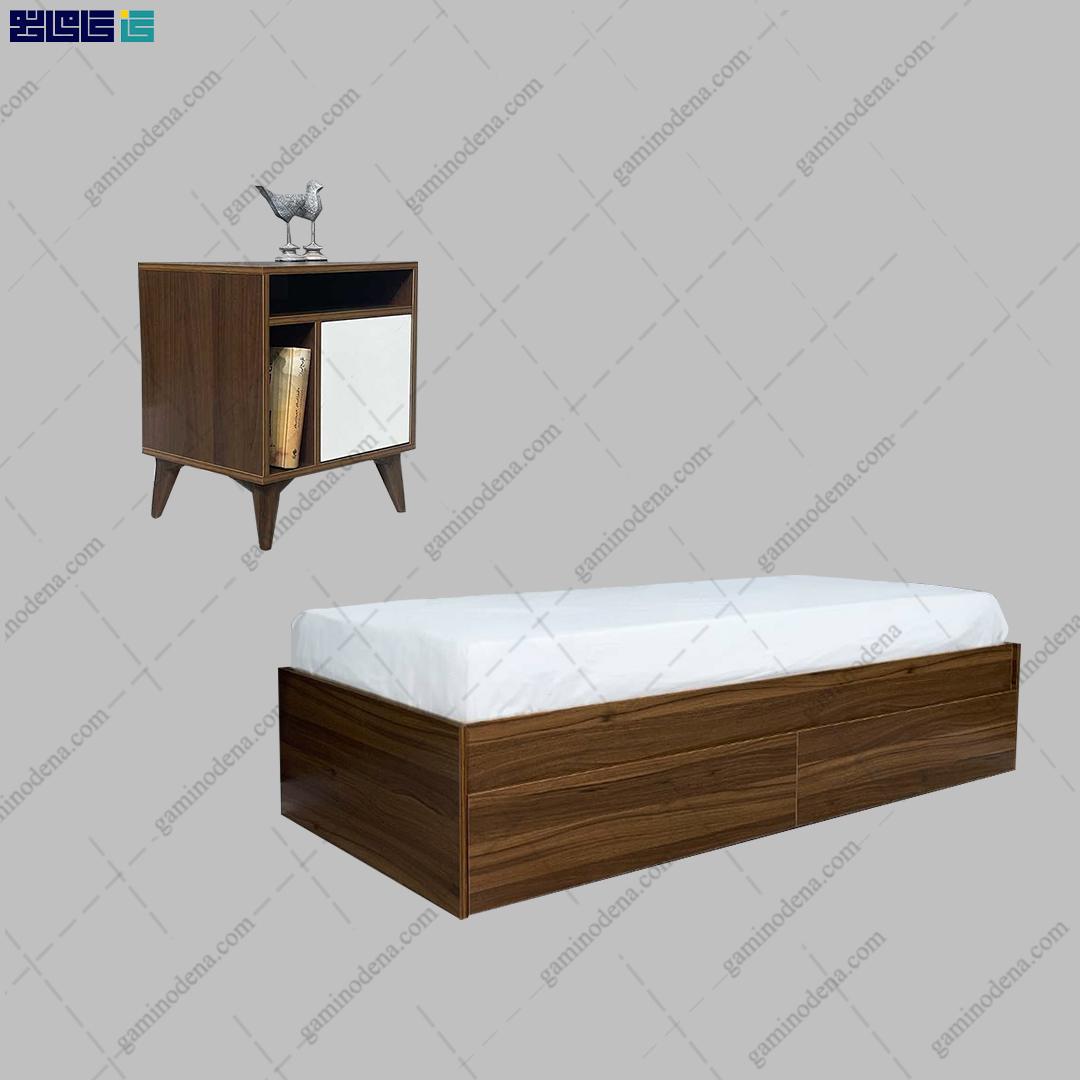 ست تخت خواب و پاتختی آپارتمانی نیلا ست تخت خواب و پاتختی آپارتمانی نیلا