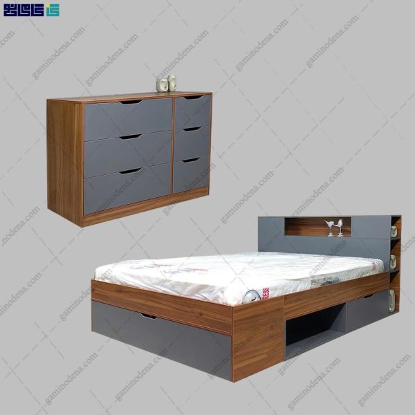 ست تخت خواب و دراور آپارتمانی آدرین