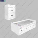 ست تخت خواب و دراور آپارتمانی هستی