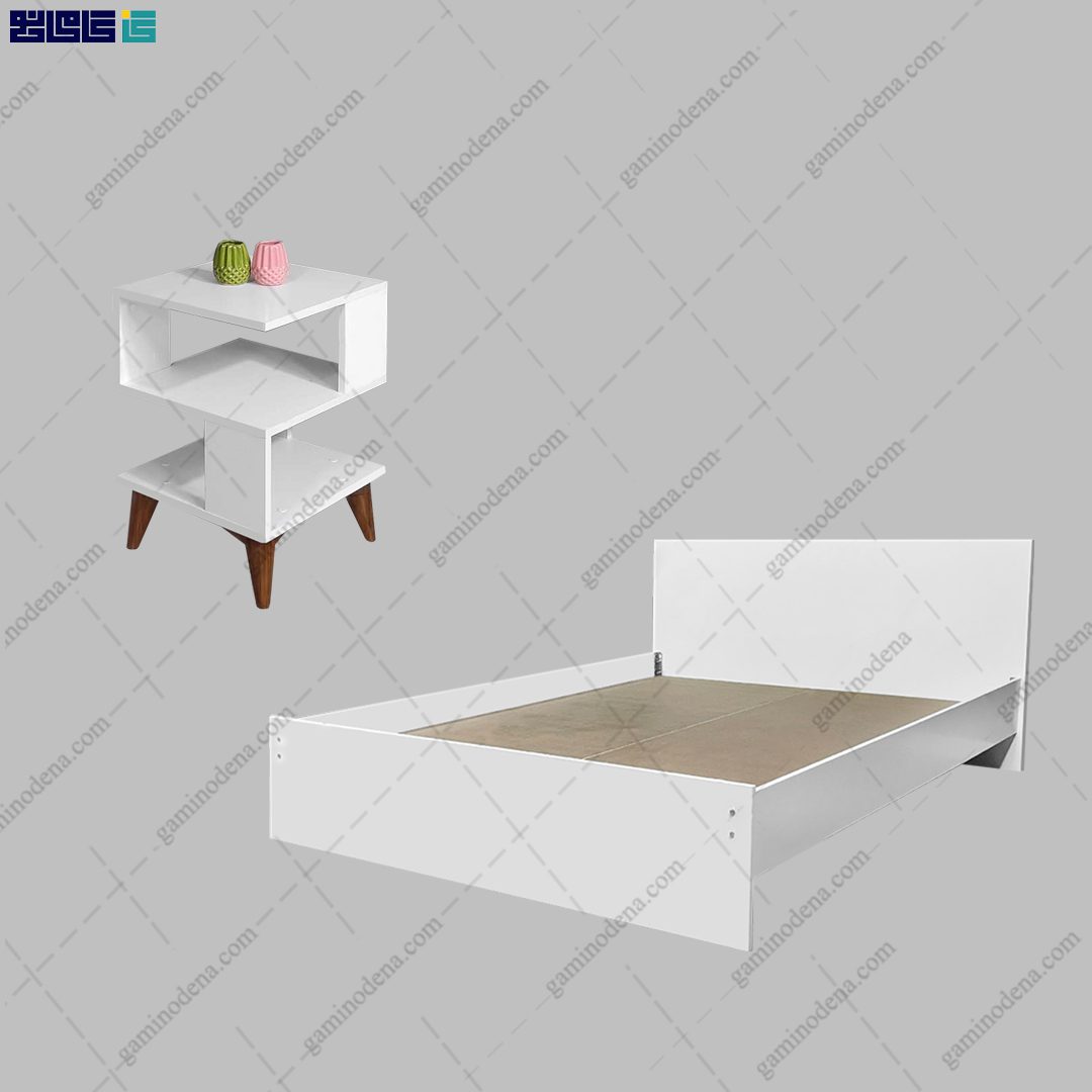 ست تخت خواب و پاتختی مدرن مهنوش ست تخت خواب و پاتختی مدرن مهنوش