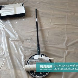 انجام زیر سازی برای رنگ آمیزی میز تحریر