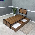 تخت خواب یک نفره آسایش گامی نو