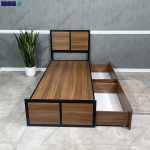 تخت خواب یک نفره آسایش گامی نو