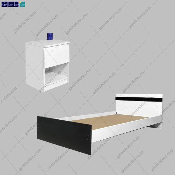 ست تخت خواب و پاتختی مدرن آوا