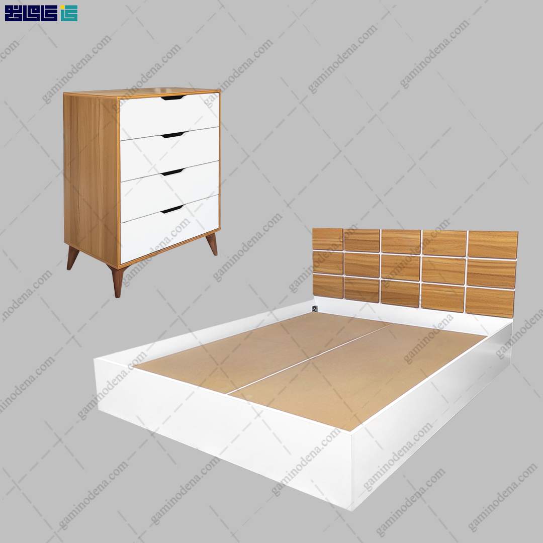 ست تخت خواب و دراور مدرن آزاده ست تخت خواب و دراور مدرن آزاده