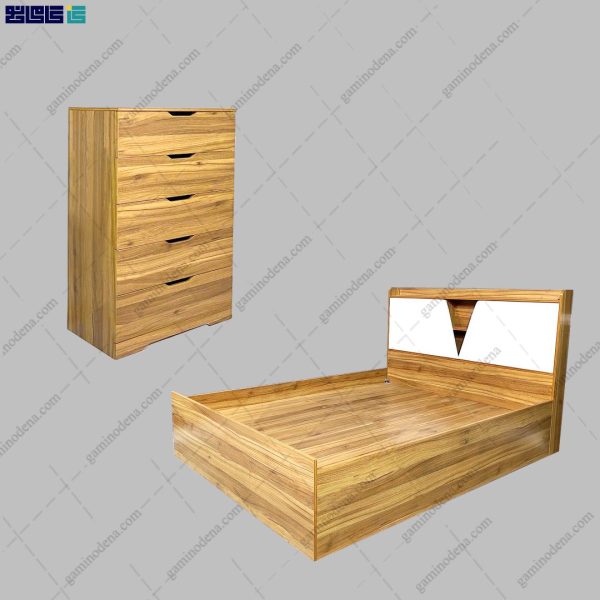 ست تخت خواب و دراور مدرن شکوه