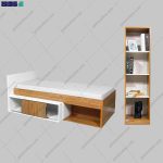 ست تخت خواب و کتابخانه آپارتمانی همتا