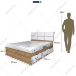 تخت خواب کارینو دو نفره