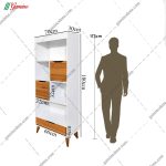 ست تخت خواب و کتابخانه مدرن کیوان