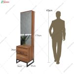 ست تخت خواب و میز آرایش فلزی شمیم