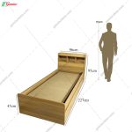 ست تخت خواب و میز آرایش آپارتمانی طلا