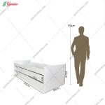 ست تخت خواب و کتابخانه مدرن ماهور