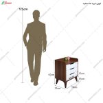 ست تخت خواب و پاتختی مدرن زوشا