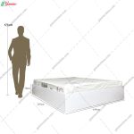 ست تخت خواب و پاتختی آپارتمانی رویا