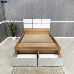 ست تخت خواب و میز تحریر کشودار دنا