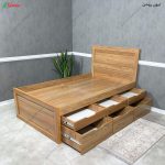 ست تخت خواب و پاتختی مدرن شادی