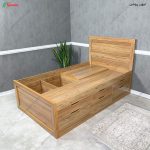 ست تخت خواب و پاتختی مدرن شادی