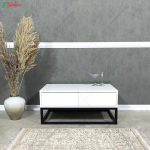 ست میز تلویزیون و جاکفشی پایه فلزی حافظ
