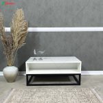 ست میز تلویزیون و جاکفشی پایه فلزی حافظ