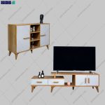 ست میز تلویزیون و کنسول آپارتمانی آیین
