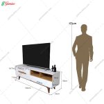 ست میز تلویزیون و کنسول آپارتمانی پرهام