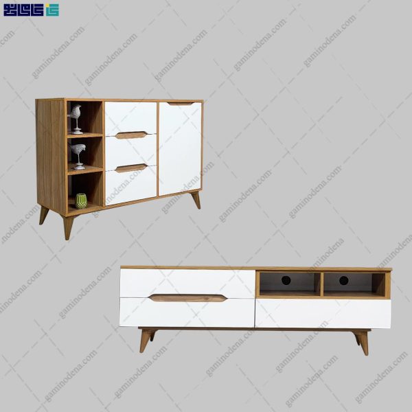 ست میز تلویزیون و کنسول آپارتمانی پرهام