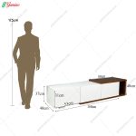 ست میز تلویزیون، جاکفشی و جلومبلی پروا