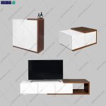 ست میز تلویزیون، جاکفشی و جلومبلی پروا