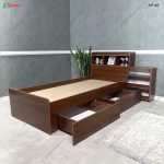 ست تخت خواب و پاتختی آپارتمانی نووا