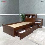 ست تخت خواب و میز آرایش آپارتمانی طلا