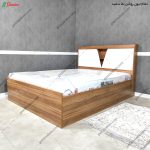 ست تخت خواب و پاتختی مدرن میهن