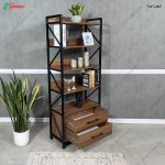 ست تخت خواب و کتابخانه فلزی آسایش - Image 4