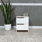 ست تخت خواب و پاتختی کشودار ستاره