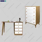 کاور محصول ست میز تحریر و دراور آسنا از برند گامی نو