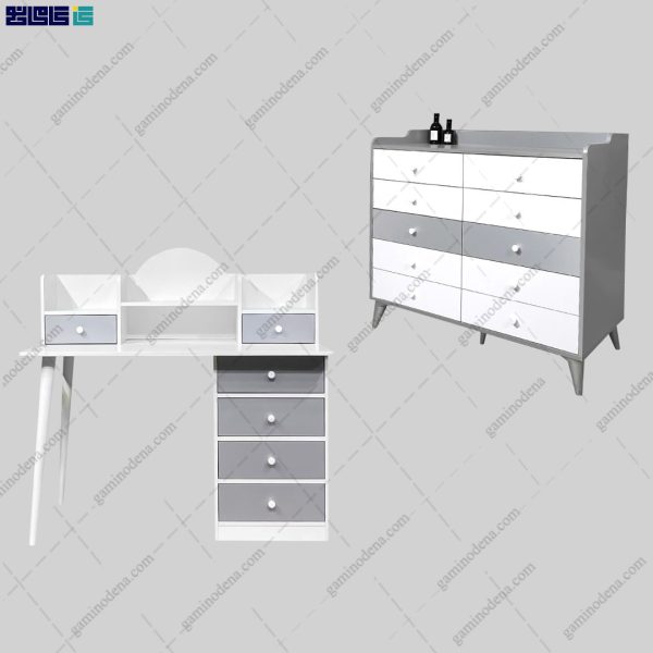 کاور اصلی ست میز تحریر و دراور هلن از بند گامی نو