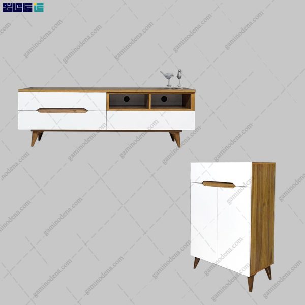 ست میز تلویزیون و جاکفشی دنا