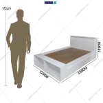 آدمک تخت خواب یک و نیم نفره یلدا